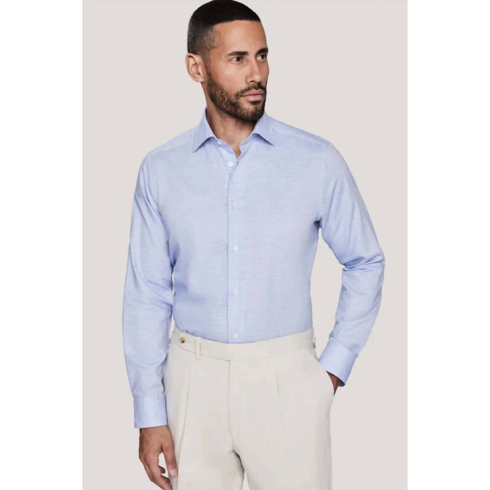 NEW JACK VICTOR danforth long sleeve shirt in blue